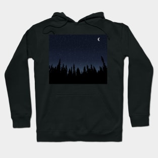 Through the woods, into the sky Hoodie